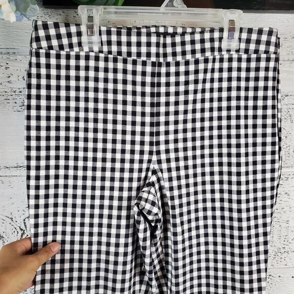 Talbots Women Chatham Ankle Pants Sunrise Gingham Size 4 Casual Preppy - Picture 3 of 10